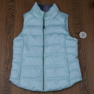 NWT Kohl's SO juniors L puffer vest spearmint
